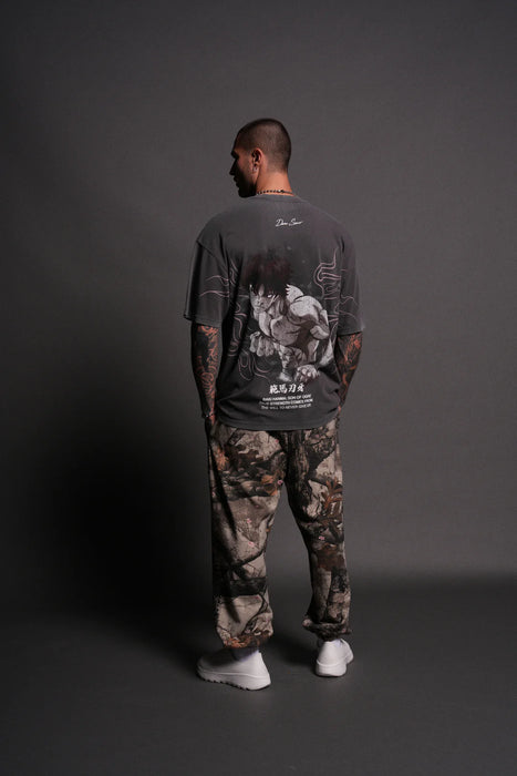 The Champion "Premium" Oversized Tee in Wolf Gray