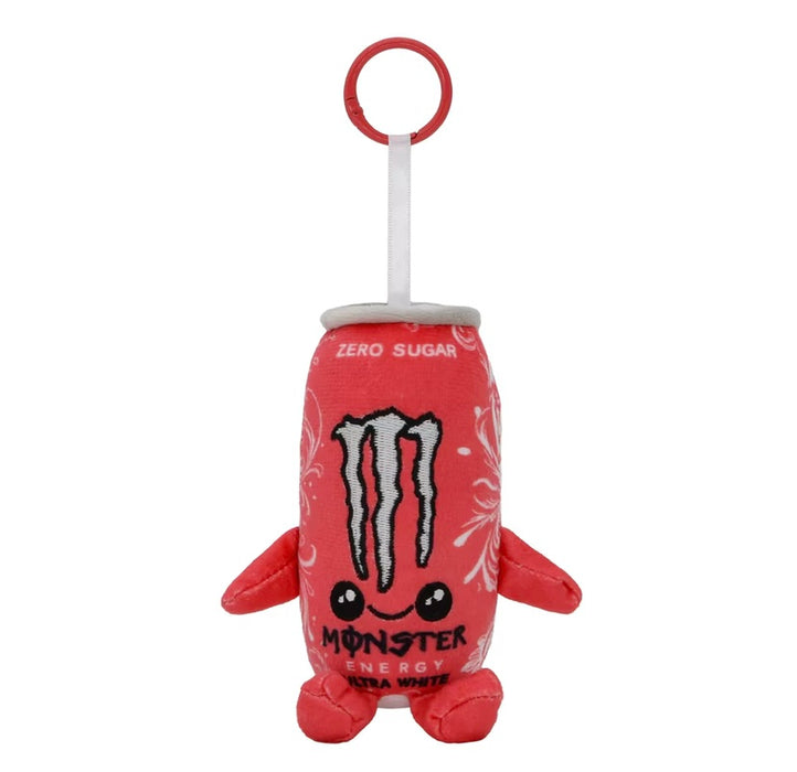 Llavero de Peluche Monster Energy de 12 cm- rosado