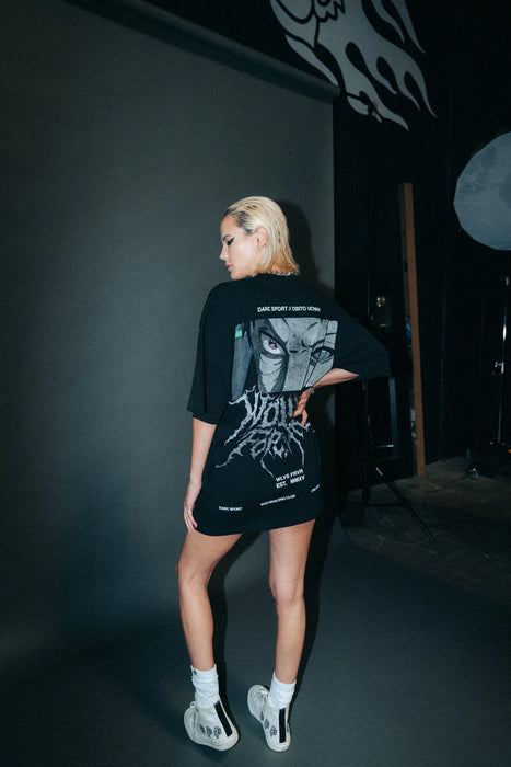 His Resolve "Premium" Oversized Tee in Black