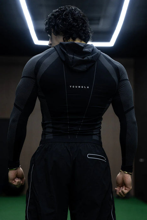 8061 - Apex Compression Zip-Ups Black