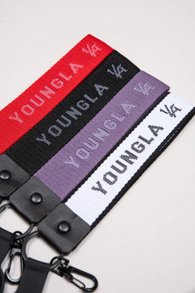 933 YOUNGLA KEYCHAINS BLACK