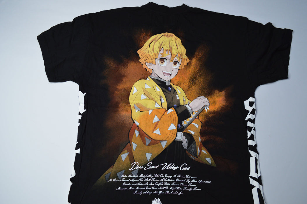 DEMON SLAYER "SIDE BY SIDE" TEE - ZENITSU - BLACK
