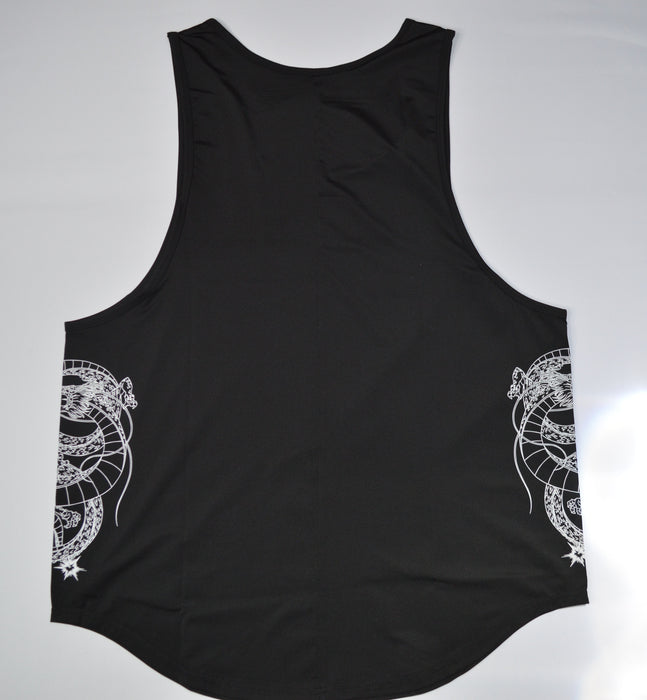 Wish "Dry Wolf" (Drop) Tank in Black-Darcsport