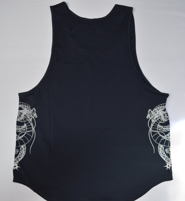 Wish "Dry Wolf" (Drop) Tank in Navy