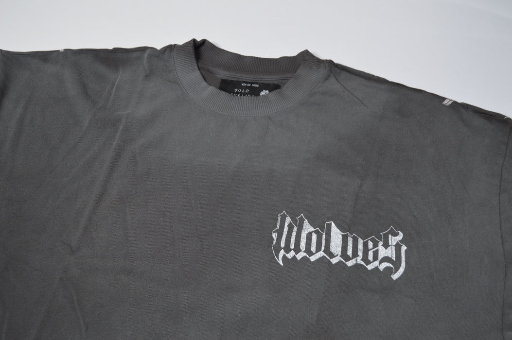 Consumed by the Darc "Premium" Oversized Tee in Wolf Gray Drift Wash