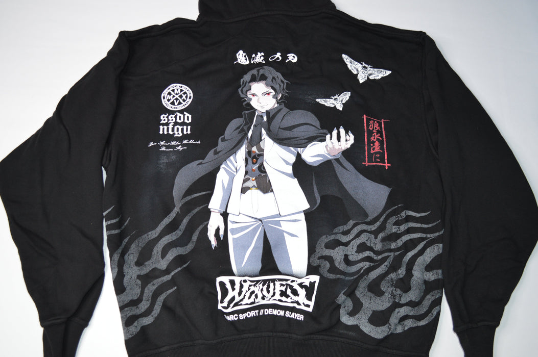 MUZAN - Demon Slayer "Side-By-Side" Hoodie in Black