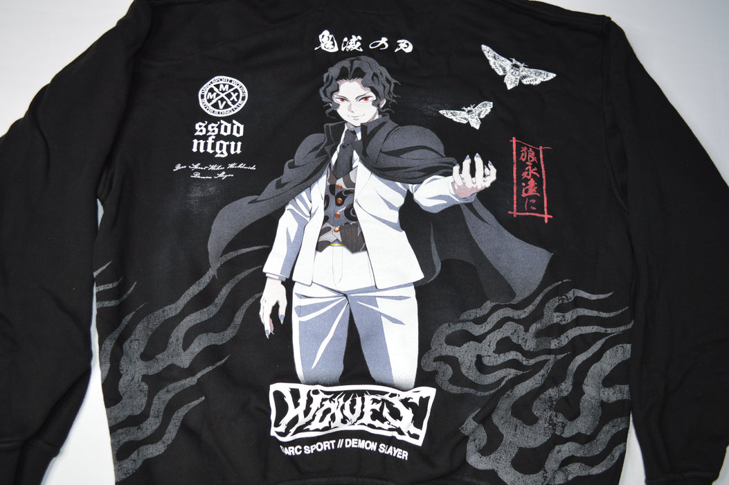MUZAN - Demon Slayer "Side-By-Side" Hoodie in Black