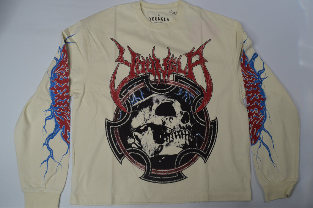 8012 - OUTCAST LONGSLEEVES OFF-WHITE