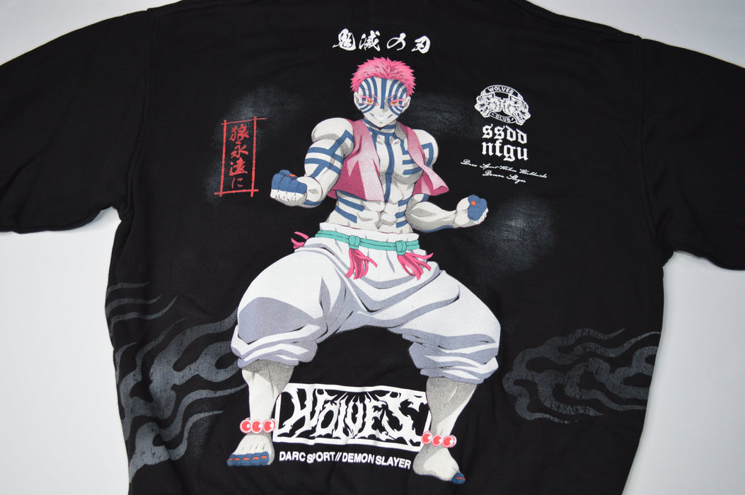 AKAZA Demon Slayer "Side-By-Side" Hoodie in Black