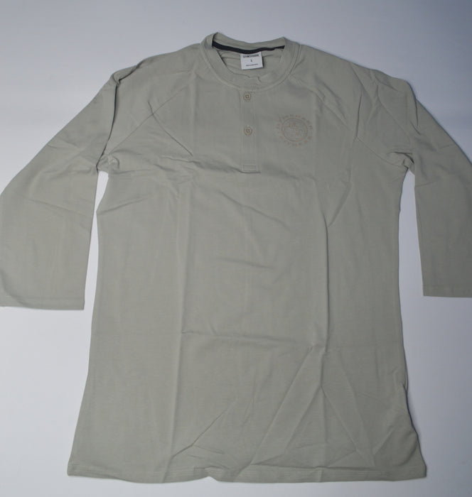 Legacy Henley - Stone grey