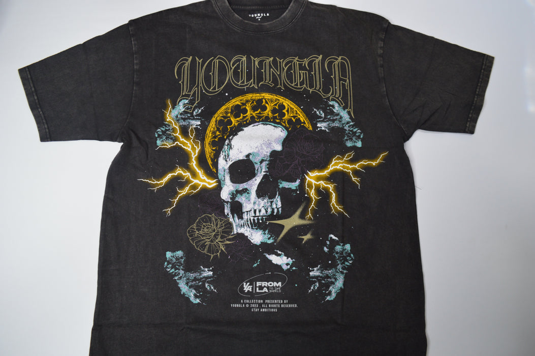 4058 - INFERNO TEES HALOED SKULL