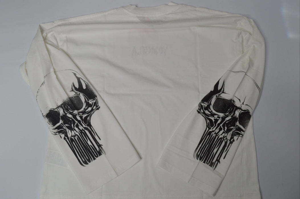 8051 - Darkside Cropped Longsleeves White