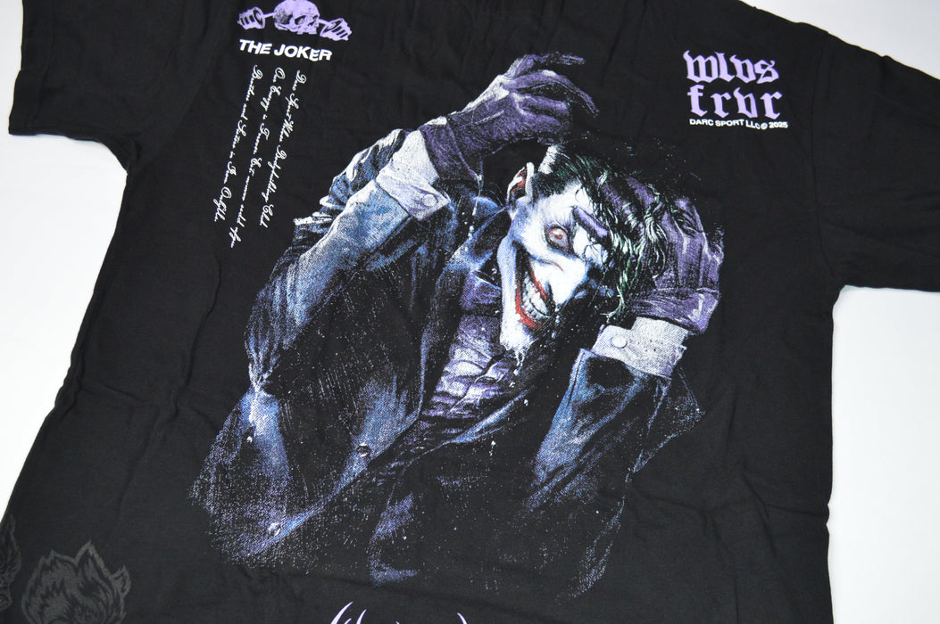 Darc Joker "Side By Side" Series Premium Oversized Tee - BLACK