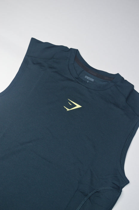 Element Baselayer Tank - Deep Petrol Blue/Sorbet Yellow