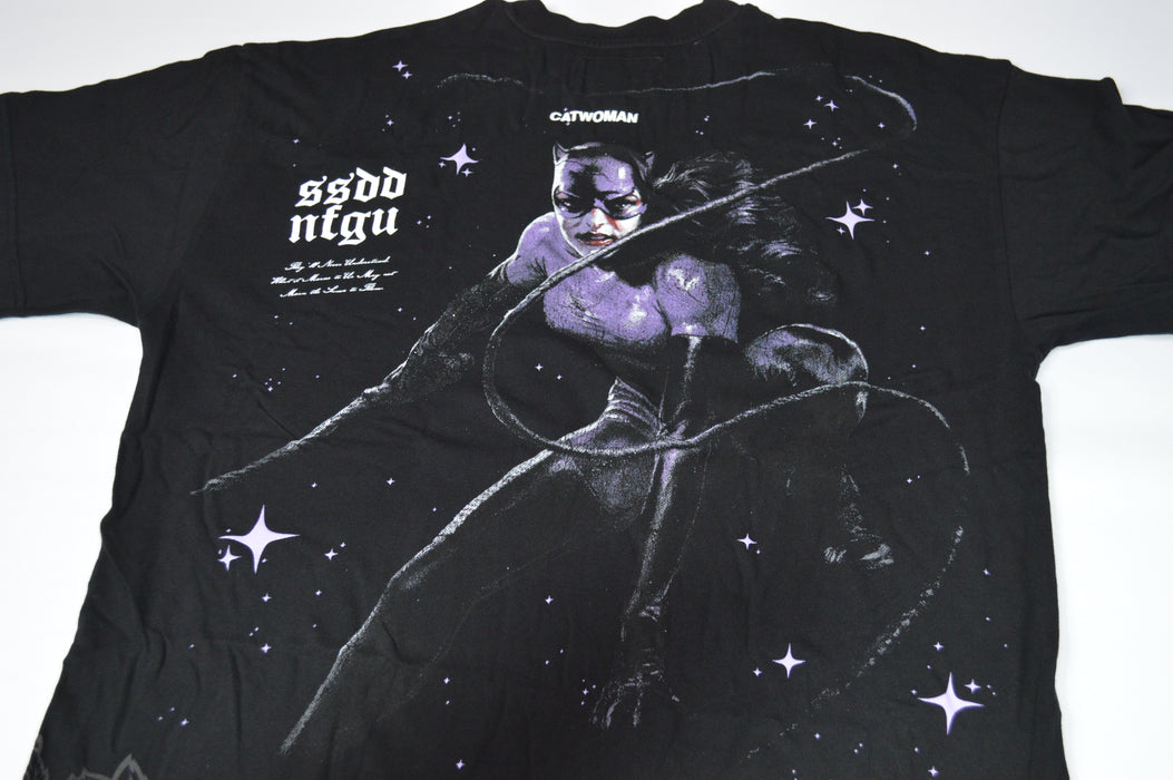Darc Catwoman "Side By Side" Series Premium Oversized Tee - BLACK
