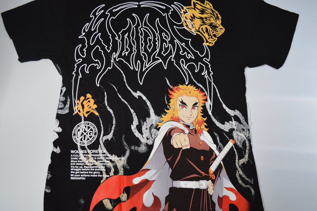 Heart Ablaze "Premium" Oversized Tee in Black