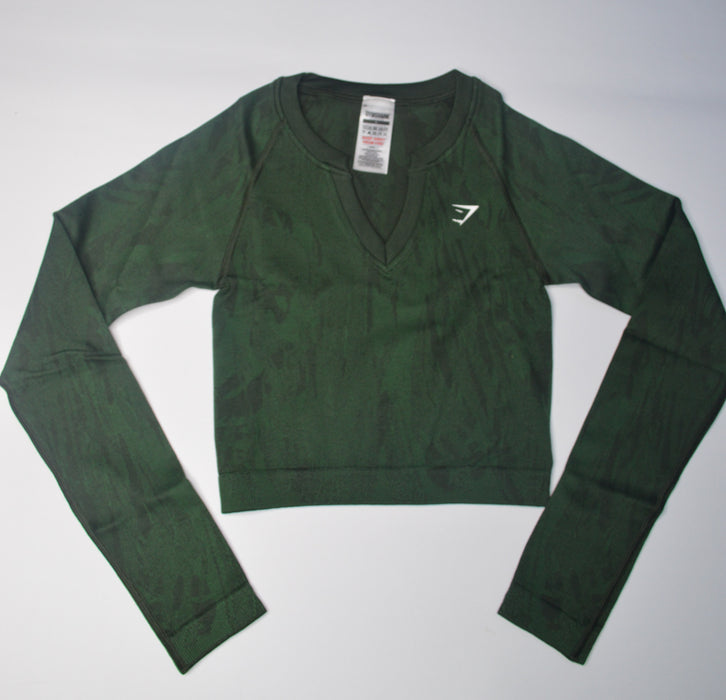 Adapt Camo Seamless Long Sleeve Top - Trail Green/Classic Green