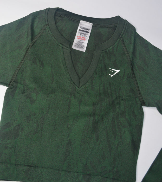Adapt Camo Seamless Long Sleeve Top - Trail Green/Classic Green