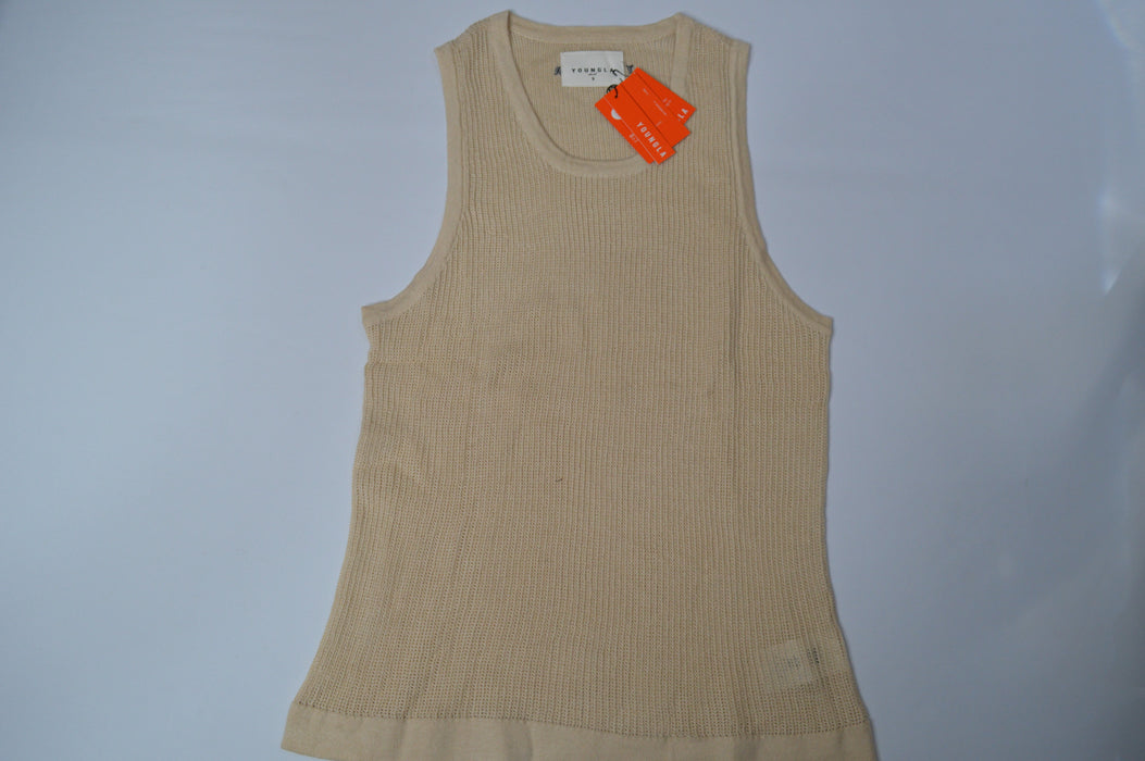 3048 - CROCHET TANKS - TAN