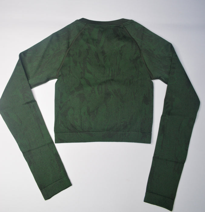 Adapt Camo Seamless Long Sleeve Top - Trail Green/Classic Green
