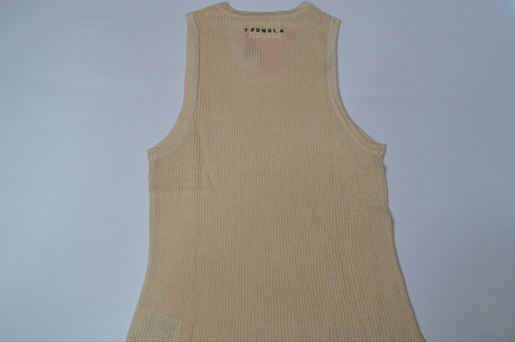 3048 - CROCHET TANKS - TAN