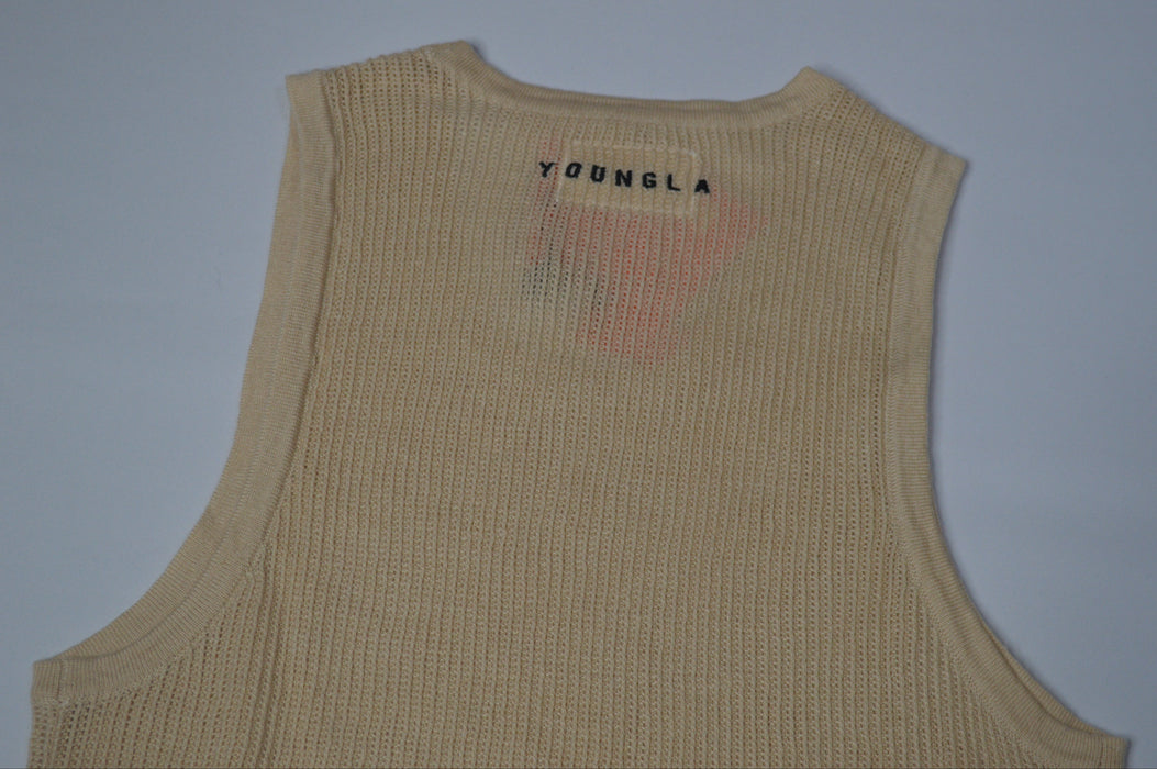 3048 - CROCHET TANKS - TAN