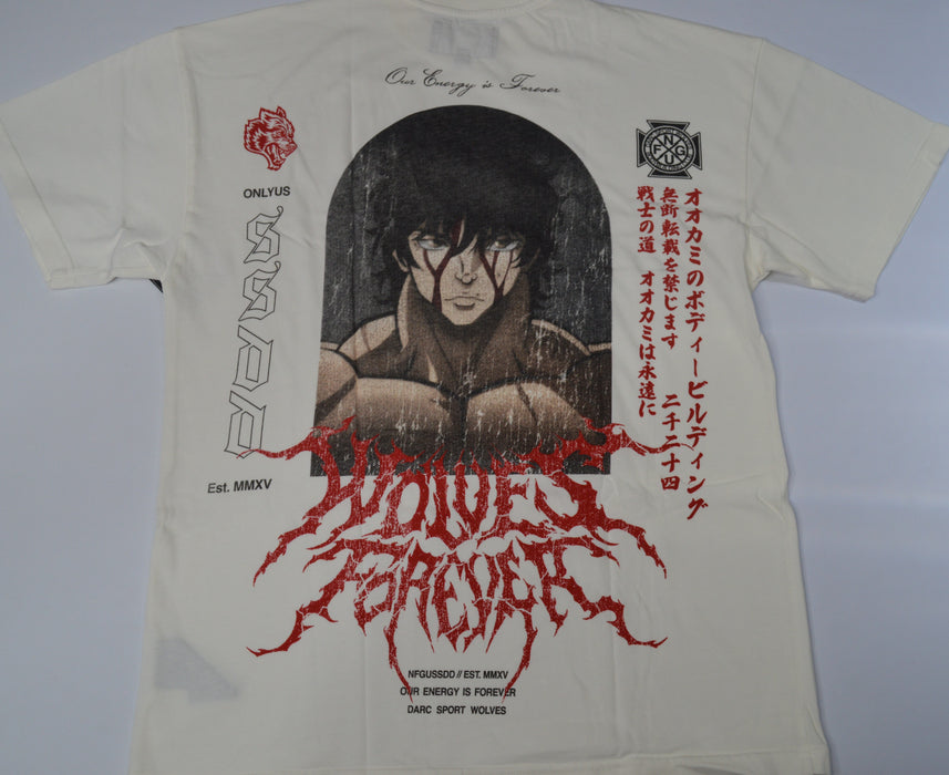 Unbreakable Will "Premium" Oversized Tee in Cream