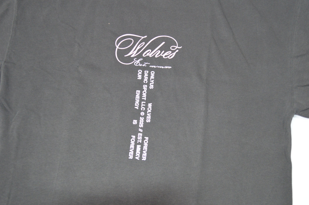 (1 Of 500) Wrath of Ogre "Premium" Oversized Tee in Wolf Gray