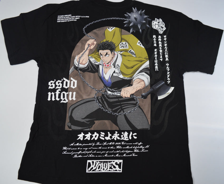 Gyomei Forever Premium Oversized Tee in Black