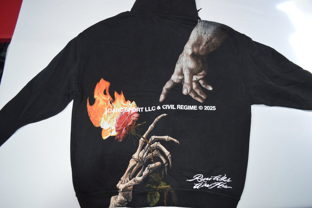 ETERNAL FIRE "BISHOP" HOODIE - BLACK