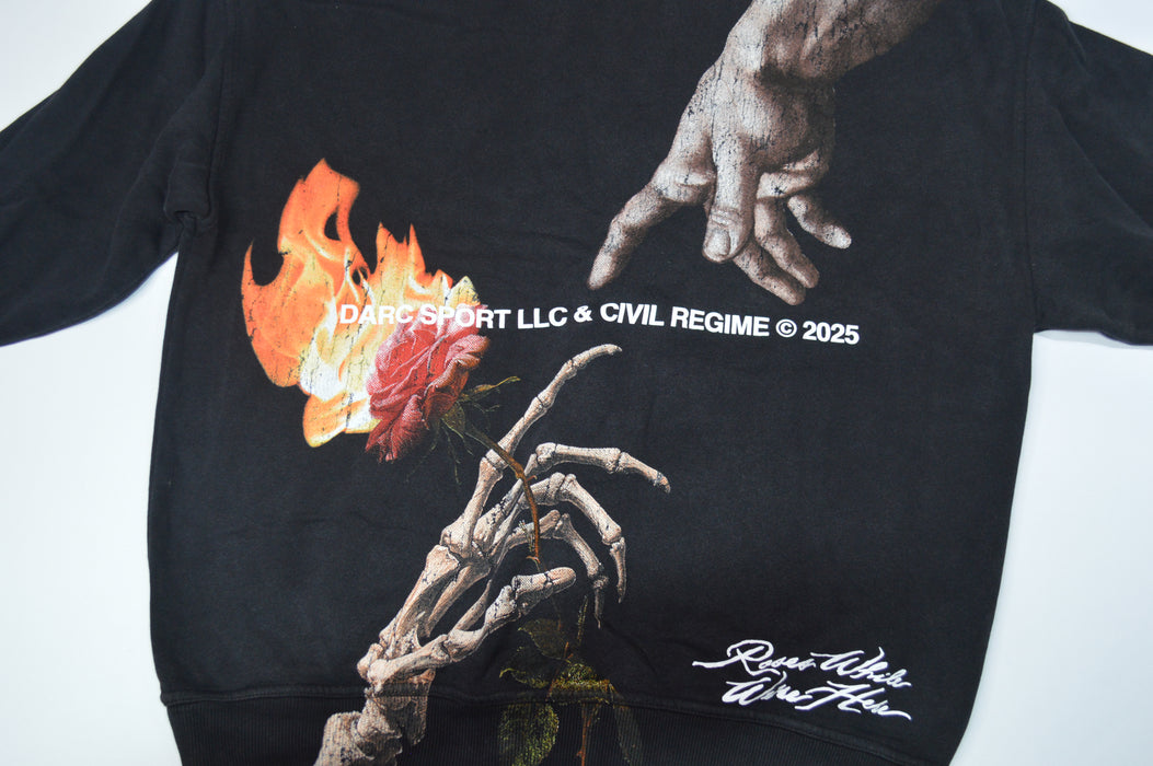 ETERNAL FIRE "BISHOP" HOODIE - BLACK