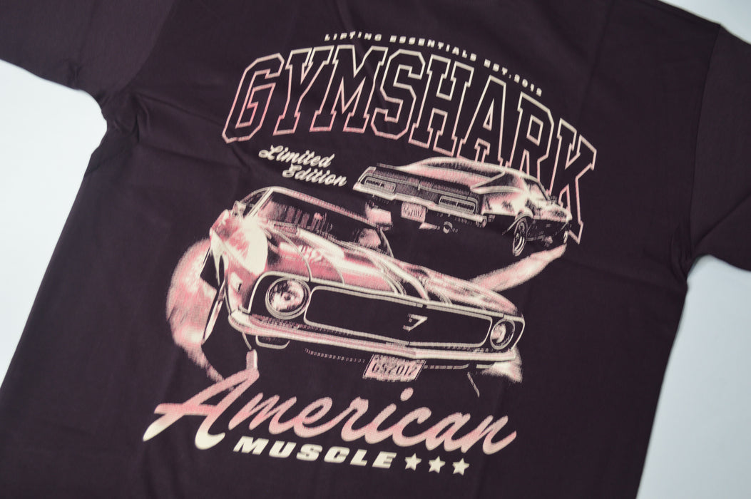 American Muscle Extreme Oversized T-Shirt - Plum Brown