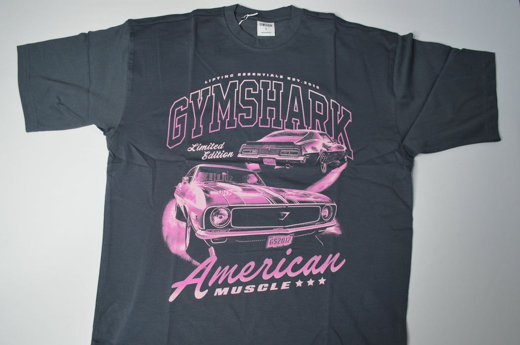 American Muscle Extreme Oversized T-Shirt - Titanium Blue