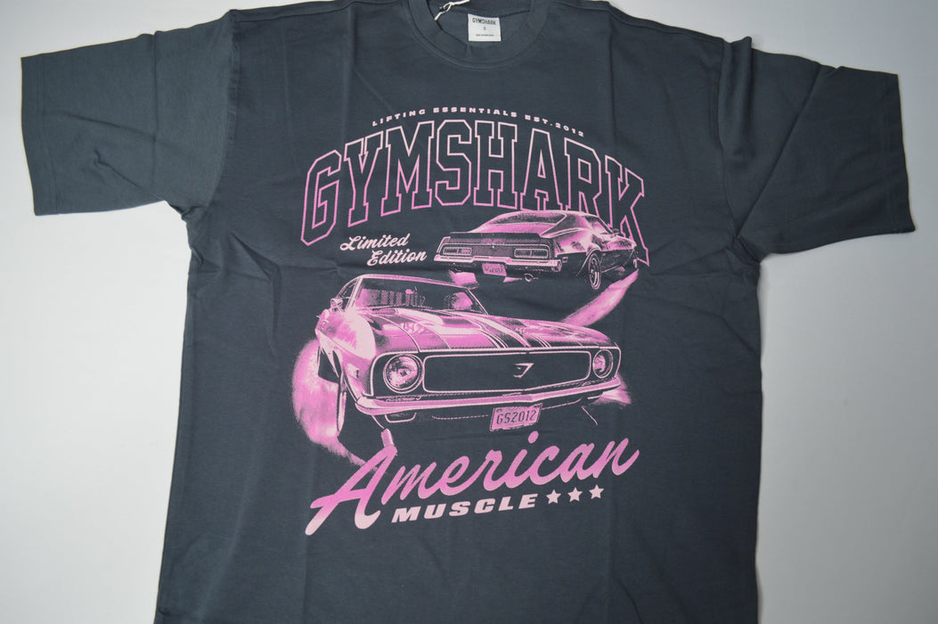 American Muscle Extreme Oversized T-Shirt - Titanium Blue