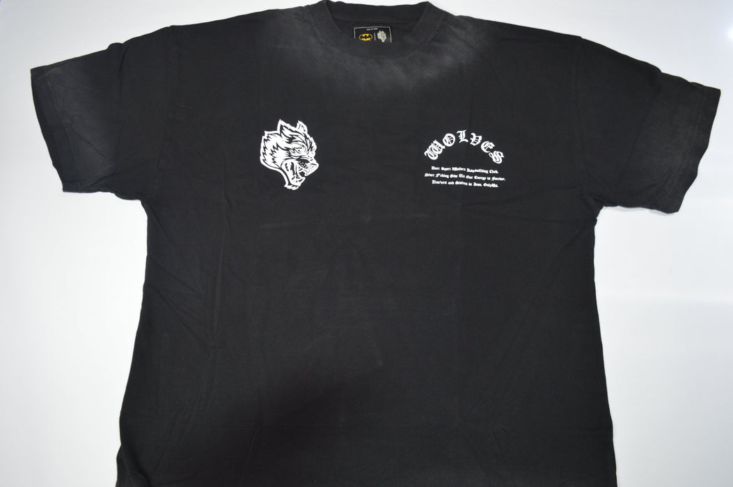 The Last Laugh "Premium" Oversized Tee - BLACK DRIFT WASH
