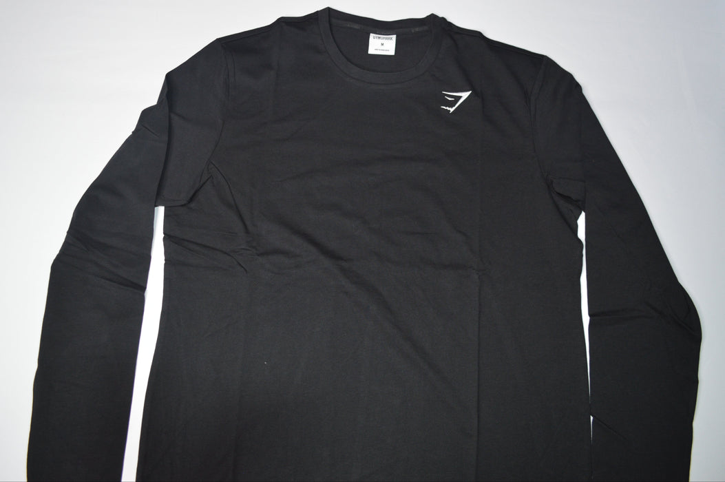 Crest Long Sleeve T-Shirt - Black