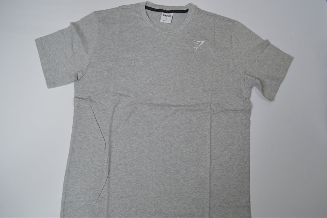Crest T-Shirt - Light Grey Marl