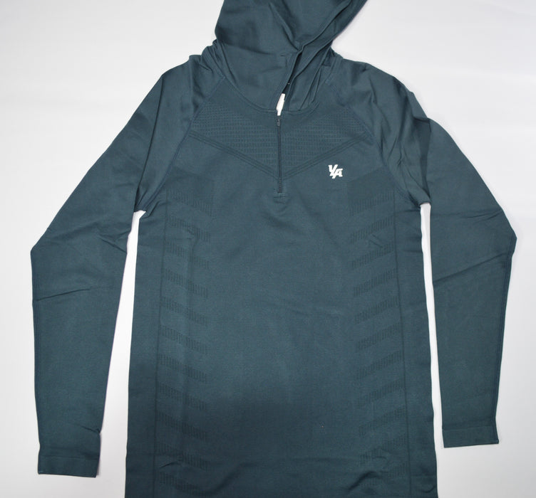 832 - SUPERVILLIAN COMPRESSION HOODIES TEAL