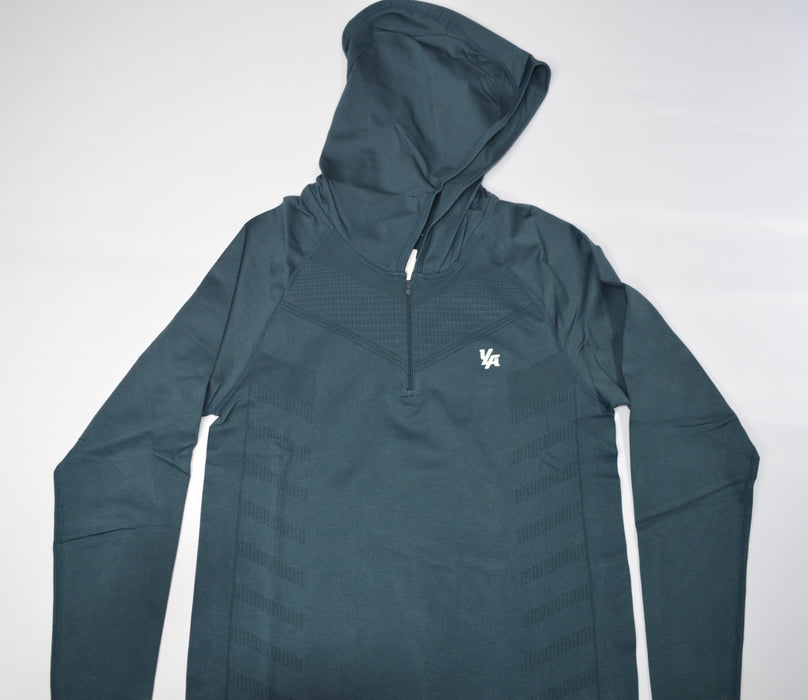 832 - SUPERVILLIAN COMPRESSION HOODIES TEAL