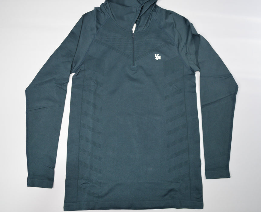 832 - SUPERVILLIAN COMPRESSION HOODIES TEAL