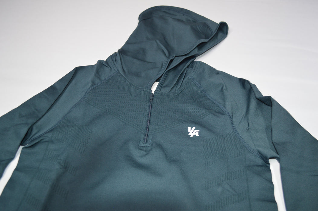 832 - SUPERVILLIAN COMPRESSION HOODIES TEAL