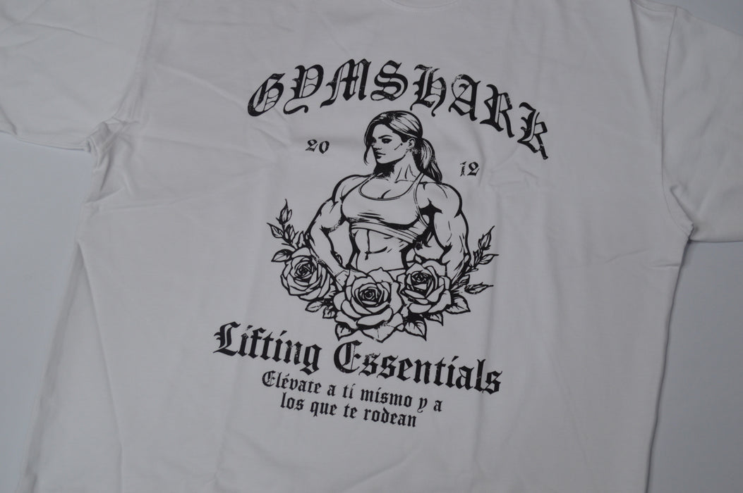 Hispanic Inspired Oversized Graphic T-Shirt White CARLOS BELCAST