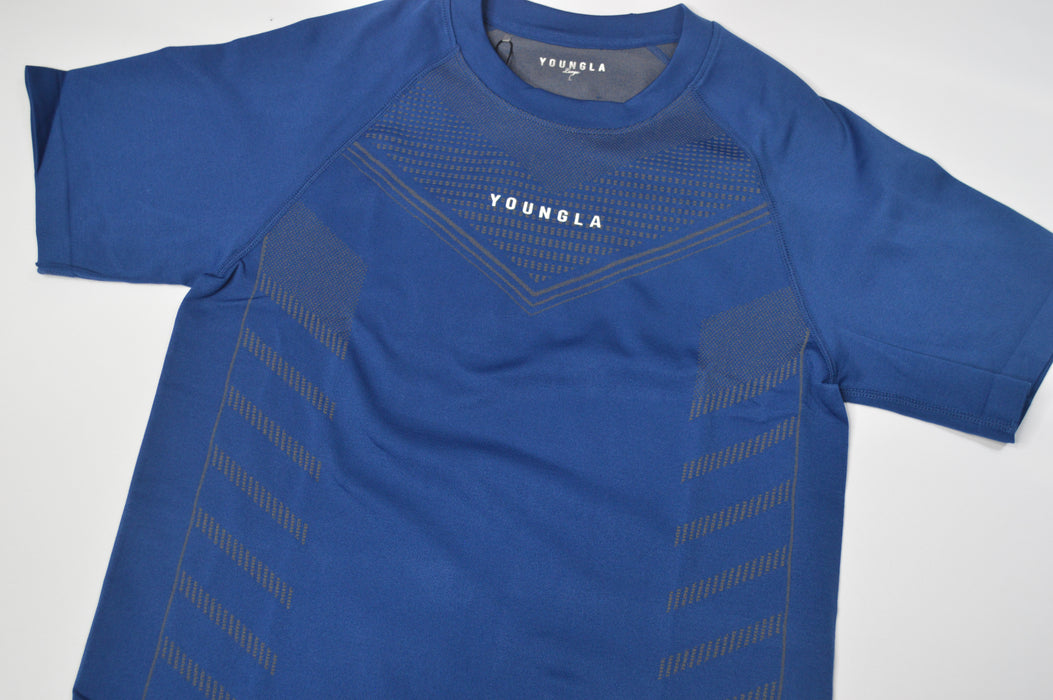 465 SUPERHERO COMPRESSION TEES DARK BLUE