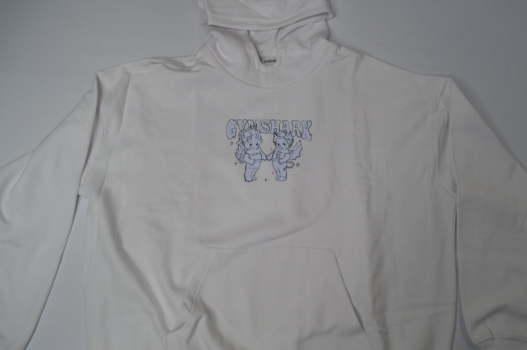CHERUB GRAPHIC HOODIE - WHITE
