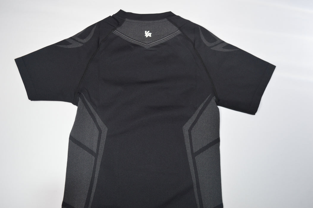 4041 - WARRIOR COMPRESSION TEES BLACK