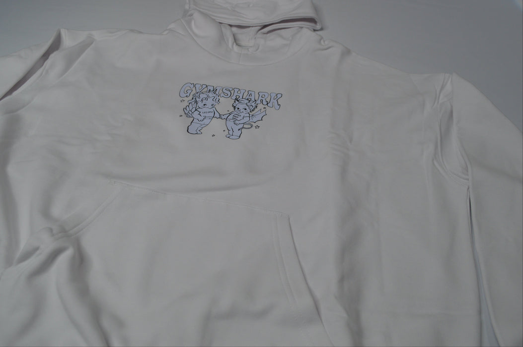 CHERUB GRAPHIC HOODIE - WHITE