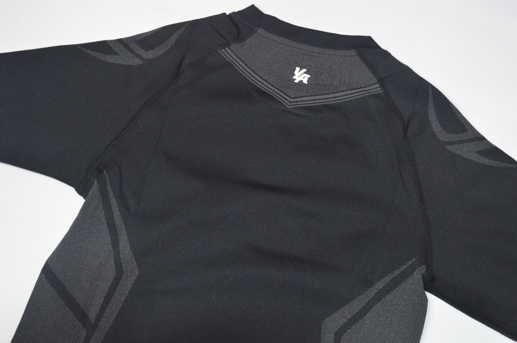 4041 - WARRIOR COMPRESSION TEES BLACK