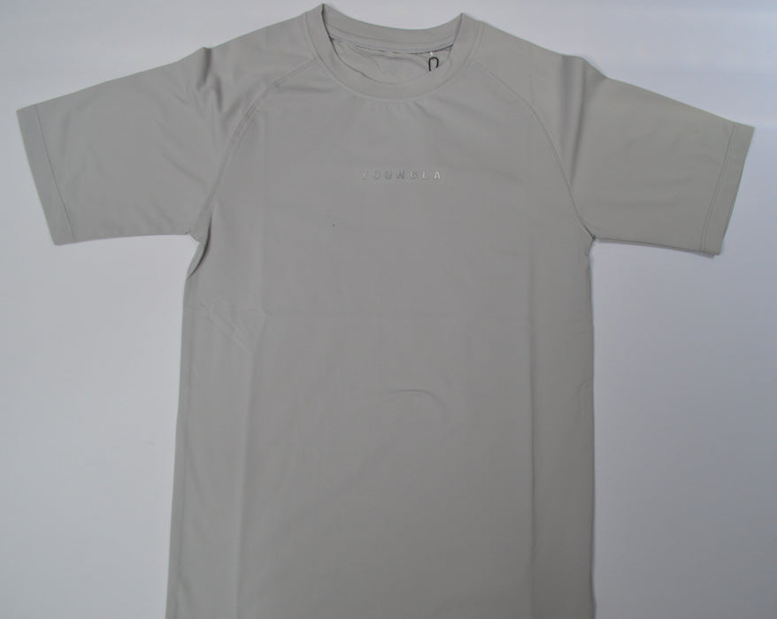 4193 - Classic Compression Tees  Light Grey