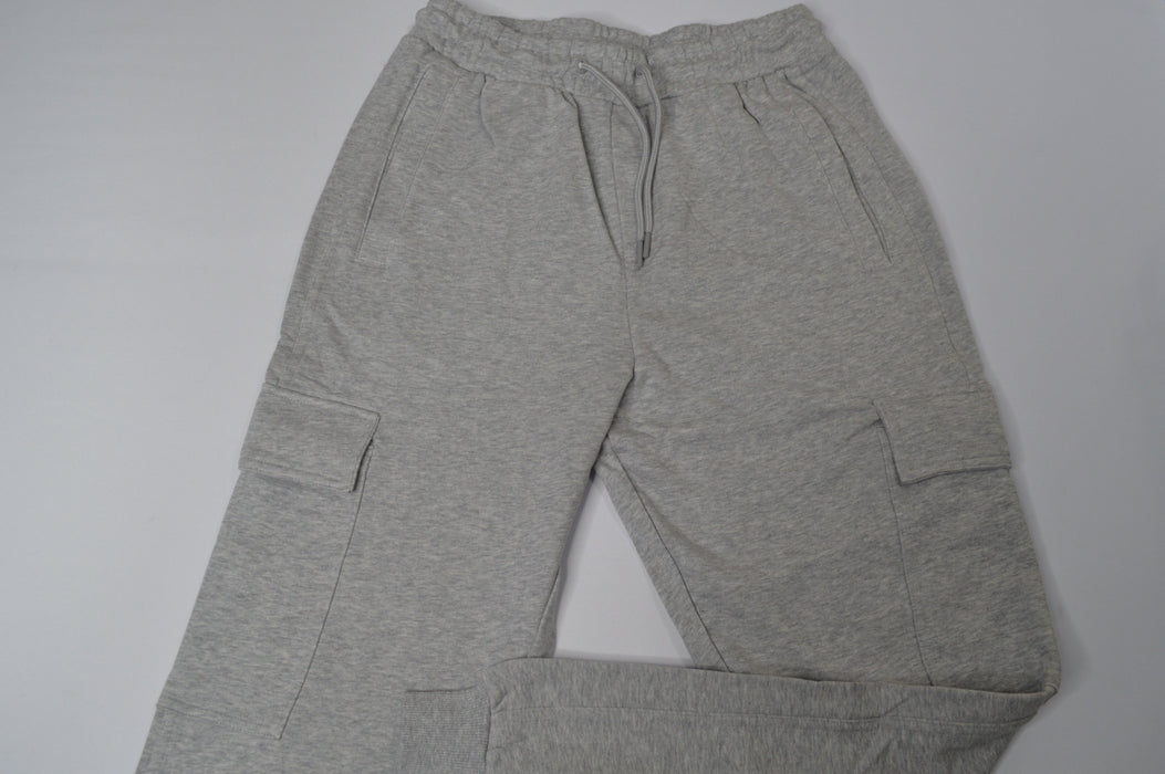 Rest Day Essentials Cargo Joggers - Light Grey Core Marl