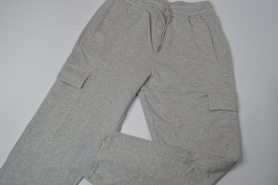 Rest Day Essentials Cargo Joggers - Light Grey Core Marl